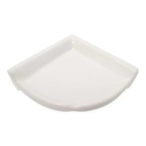 Round Large Porcelain Corner Shelf for Shower Storage