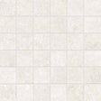 Mosaic Porcelain 2x2 Textured Finish - Warm White Matte 12x12 sheet
