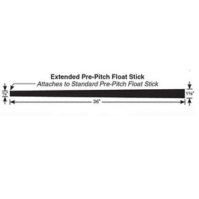 Pre-Pitch extended shower slope sticks for large shower floors