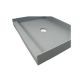 Full-foam shower curb for residential and commercial bathroom projects