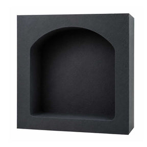 Preformed ready to tile arched square shower niche with waterproof coating