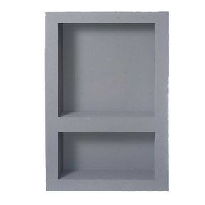 Preformed ready to tile wide combo shower niche 14 x 22 with waterproof coating