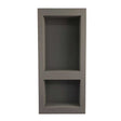 Preformed ready to tile slim narrow combo shower niche with waterproof coating