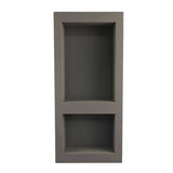 Preformed ready to tile slim narrow combo shower niche with waterproof coating