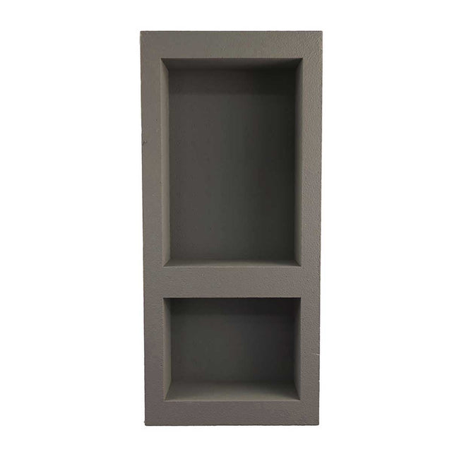 Preformed ready to tile slim narrow combo shower niche with waterproof coating