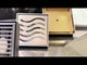 SereneDrains Square Shower Drain Traditional Square 4 White