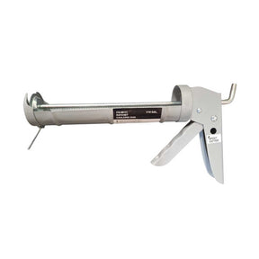 Professional ratchet caulking gun for standard 10 oz cartridges