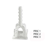 Cross spacers for large format tile leveling and grout joint alignment