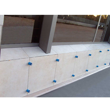 Professional tile contractor using the Proleveling tile leveling system