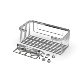 TileWare Promessa Rectangular Soap Basket Extra Deep Polished Chrome