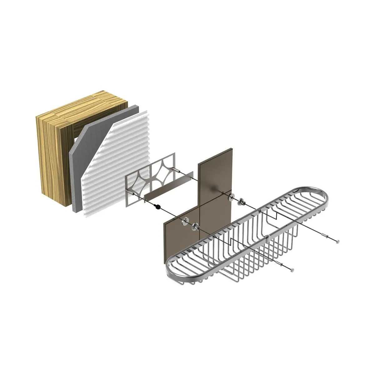 TileWare Promessa Combo Basket Shampoo Soap