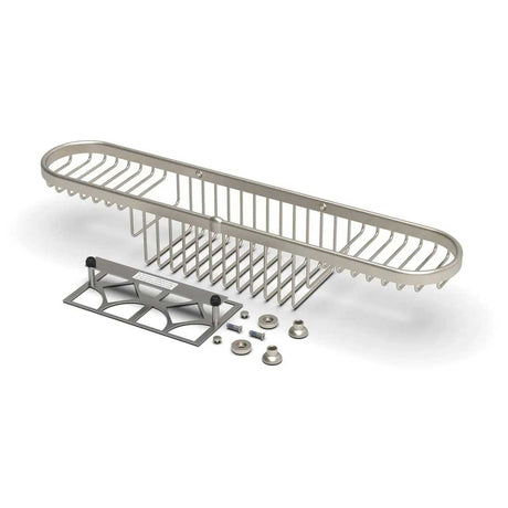 TileWare Promessa Combo Basket Shampoo Soap Brushed Nickel