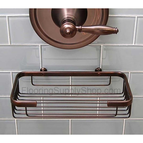 TileWare Promessa Rectangular Soap Basket Large