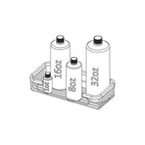 TileWare Promessa Rectangular Soap Basket Large