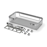 TileWare Promessa Rectangular Soap Basket Large Polished Chrome