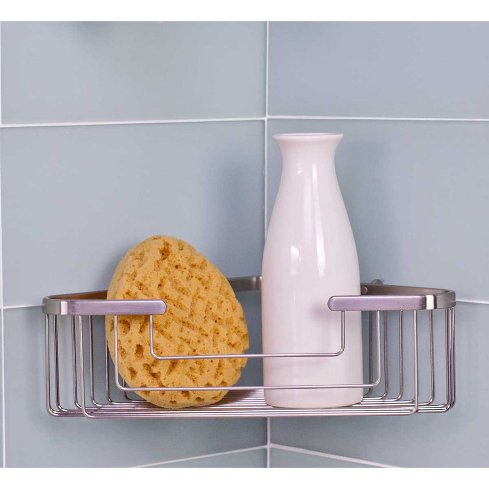 TileWare Promessa Deep Corner Soap Basket