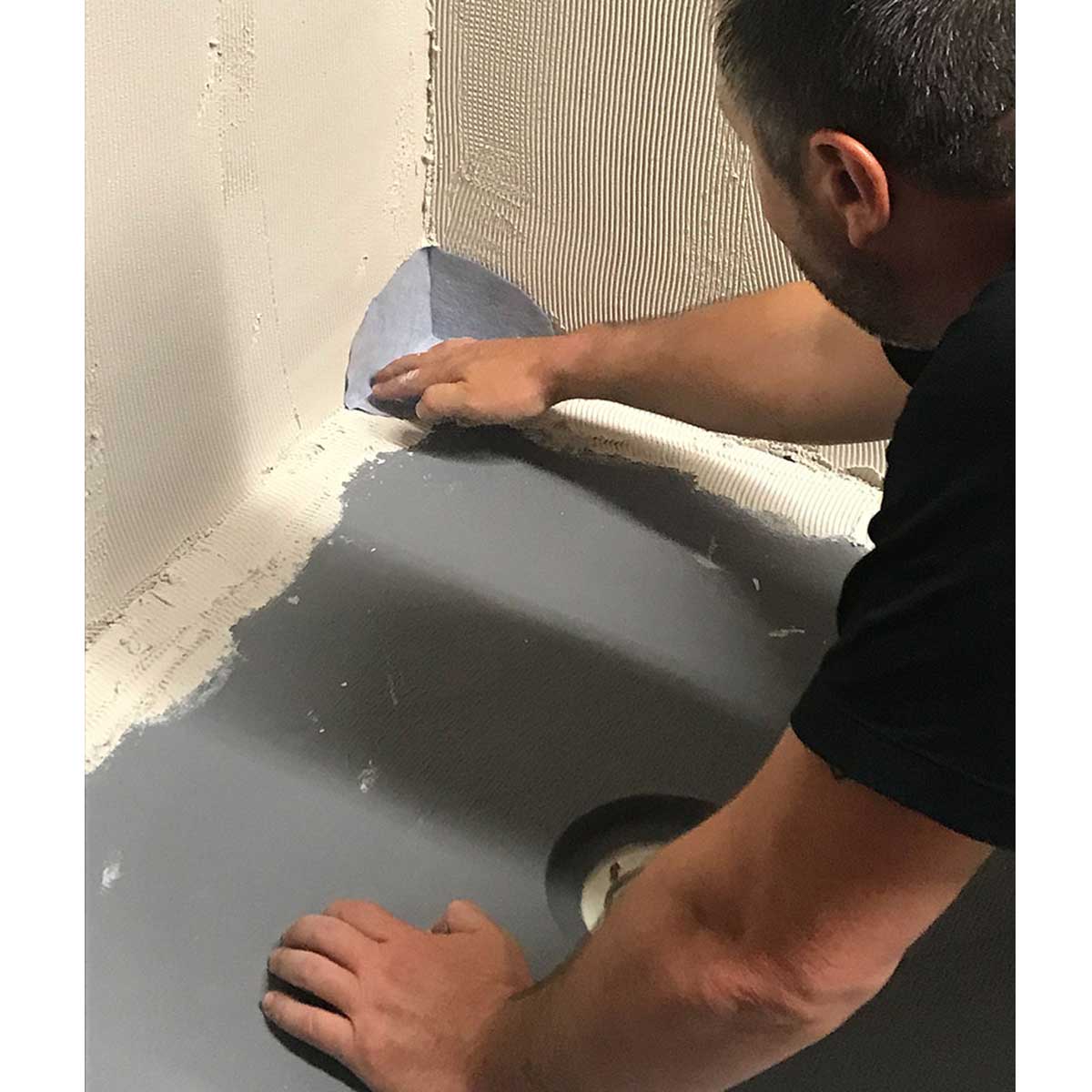 Installing ProPanel waterproof backer boards on shower walls