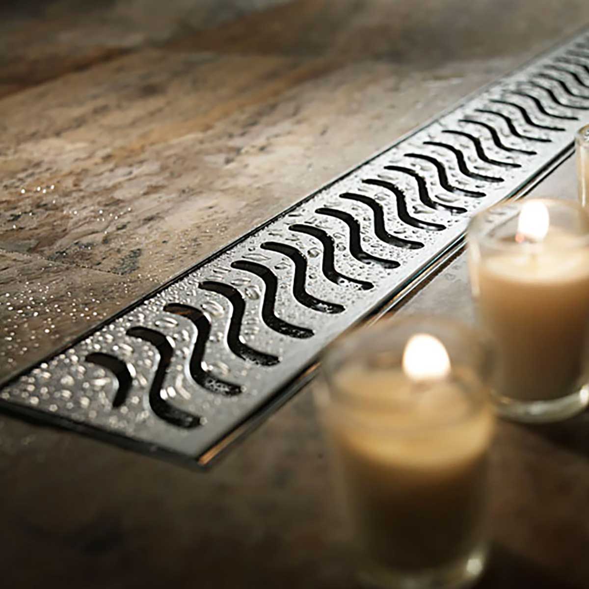 Stainless Steel Flag Linear Shower Channel Drain