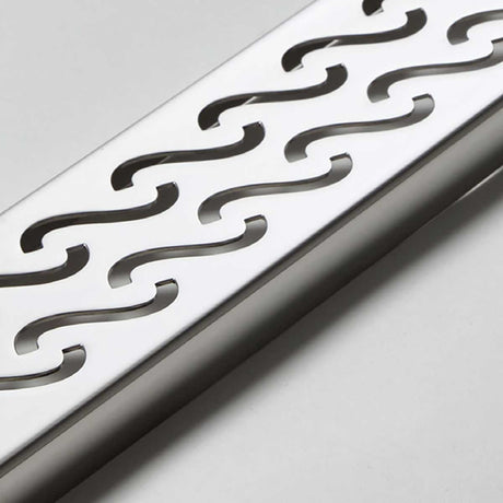 Quartz by ACO decorative linear drain for walk-in shower