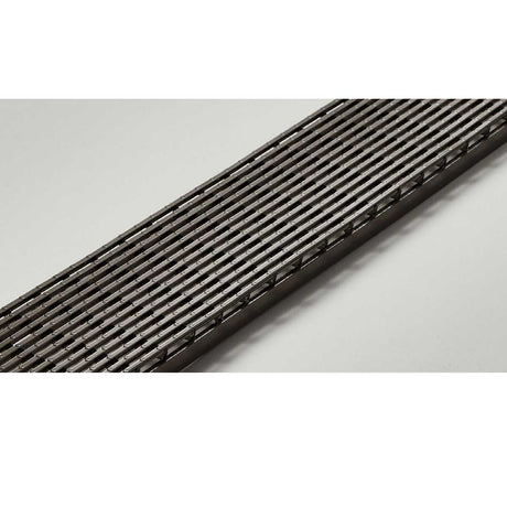 Quartz by ACO Black Nickel linear drain for walk-in showers