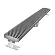 Quartz by ACO Brushed Stainless linear drain for walk-in showers