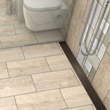 Quartz by ACO Oil-Rubbed Bronze linear drain for walk-in showers