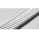 Premium Quartz Piano pattern stainless steel linear shower drain with polished chrome architectural finish