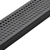 Premium Matte Black stainless steel shower drain grate
