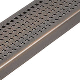 Quartz Linear Shower Drain Oil-Rubbed Bronze - Quadrato 32