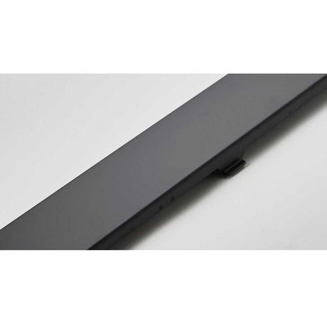 Modern Quartz Solid Linear Shower Drain with Matte Black Finish and Durable Stainless Steel Drain Channel System