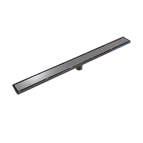 Polished Chrome Linear Shower Drain with Stainless Steel Channel