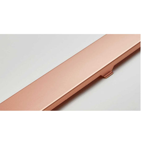 Modern Quartz by ACO Solid Shower Drain in Rose Gold Finish