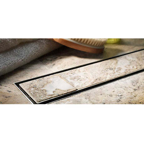 Quartz by ACO concealed tile insert drain for curbless shower installation