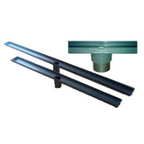 Quartz by Aco ADA compliant linear shower drain for barrier-free bathroom