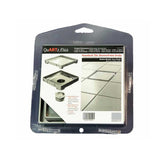 Tile insert square shower drain for modern bathroom installation