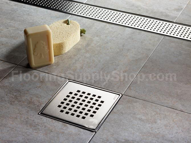 Quartz ShowerPoint Square Shower Drain Quadrato