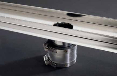 Quartz Linear Drain Clad Flexible Coupling