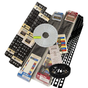 Quick Pitch universal shower floor kit with 2 Kirb-Perfect curbs