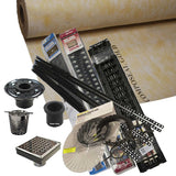 Quick Pitch System Shower System Composeal Vinyl Gold Shower kit