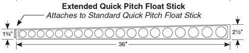 Quick Pitch Shower Slope Extended - Single