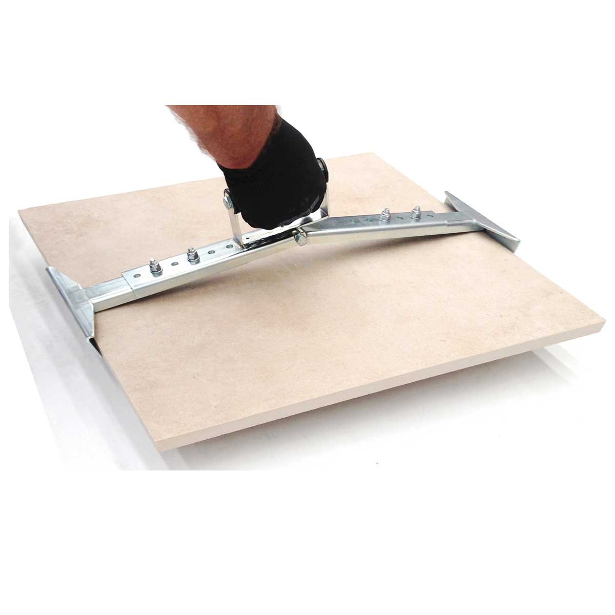 Raimondi small slab holder positioning large format tile