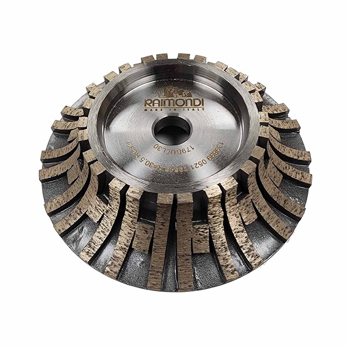 Raimondi BDW114S1 Step 1 continuous diamond wheel for 30mm half bullnose