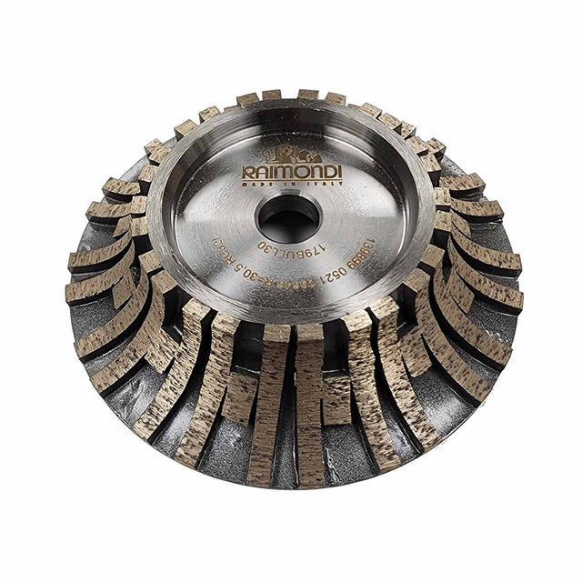 Raimondi BDW114S1 Step 1 continuous diamond wheel for 30mm half bullnose