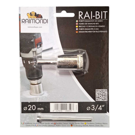 Raimondi Rai-Bit diamond hole saw 3/4 inch 20mm for ceramic tile drilling