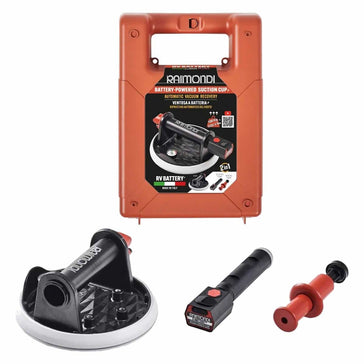 Raimondi RV BATTERY+ professional battery powered suction cup with automatic vacuum recovery