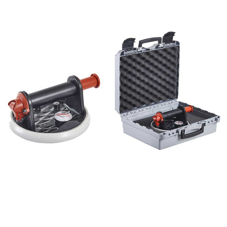 Raimondi RV175 single pump suction cup with vacuum gauge and carrying case