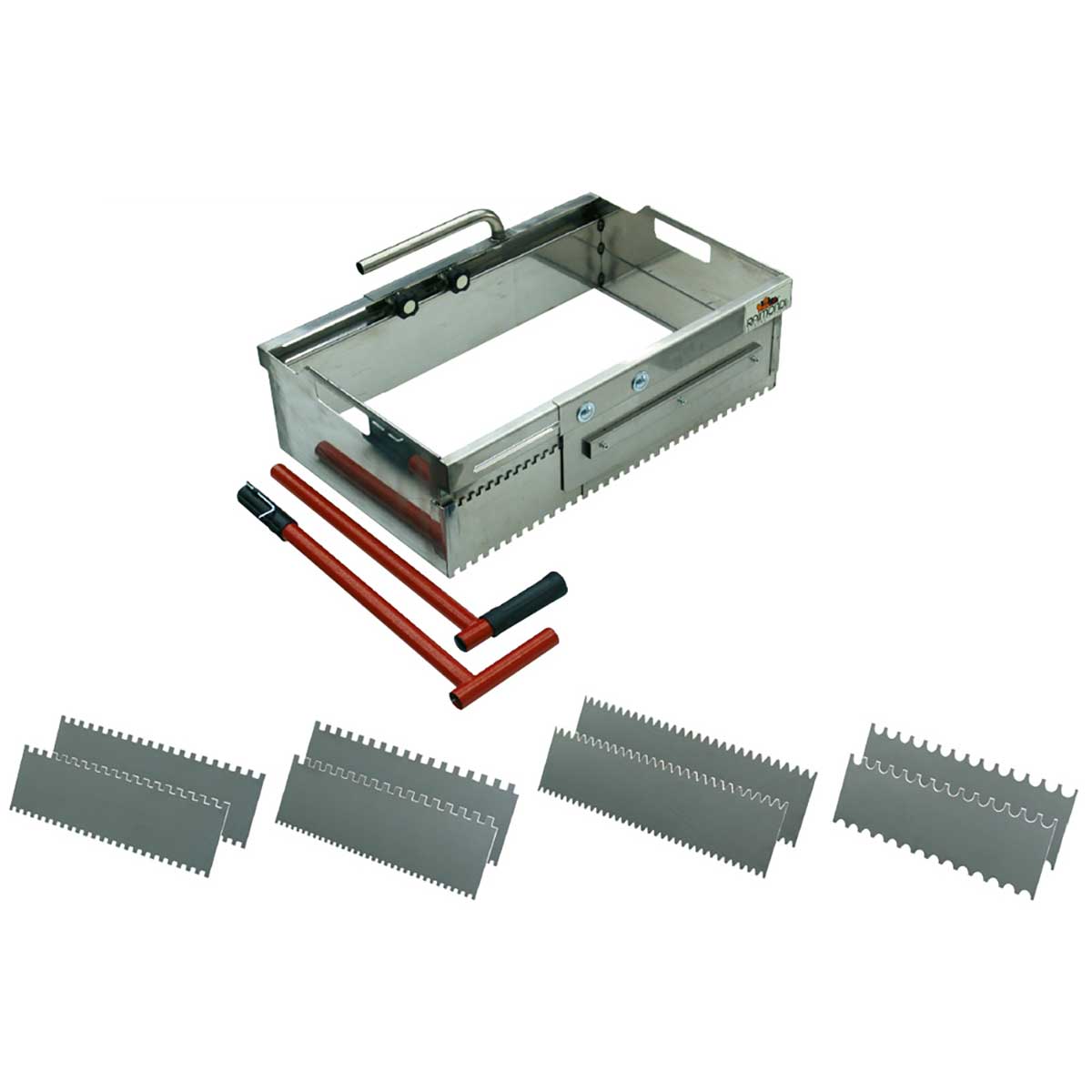 Raimondi COLOMBO stainless steel replacement trowel blade close-up