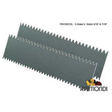 TR516SQCOL stainless steel replacement blade for large format tile installation
