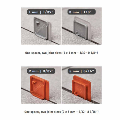 Raimondi Double Spacers Removable and Reusable Dual Size