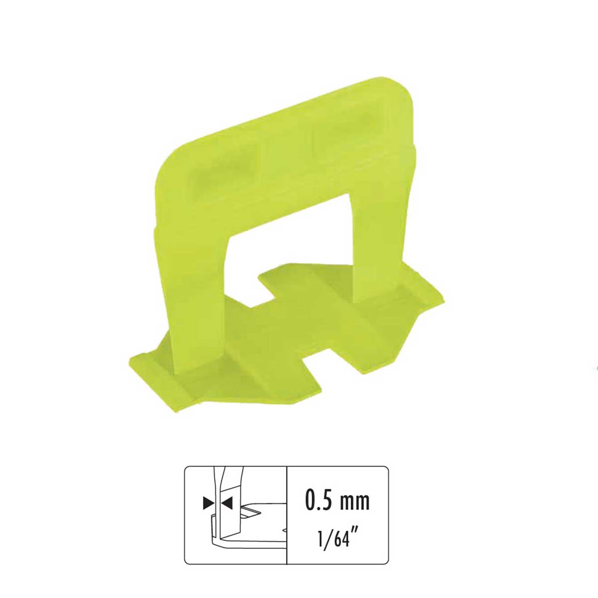 Raimondi RLS 0.5mm Tile Leveling Clips - Anti Lippage Spacer System